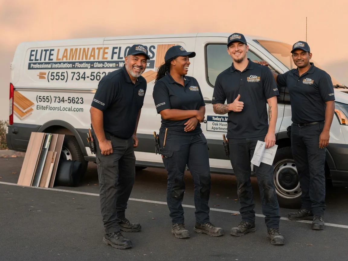 Laminate flooring installation company in Preemption, IL